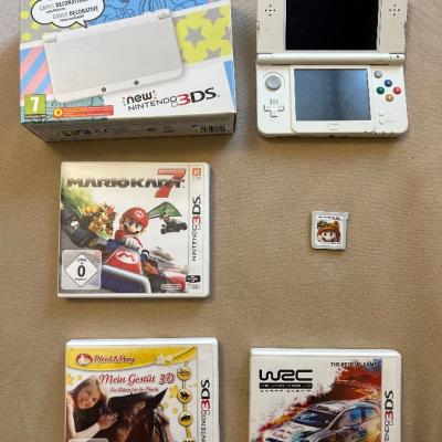 Nintendo 3DS mit 4 Spiele - thumb