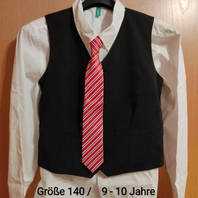 Hemd, Weste, Krawatte ideal für Erstkommunion - thumb