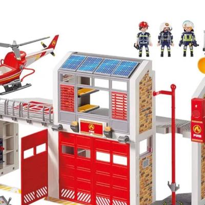 Playmobil Feuerwehrhalle - thumb