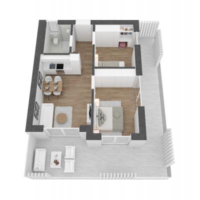 A3: Exklusive 3-Zimmer-Wohnung in der White Residence in Brixen - thumb