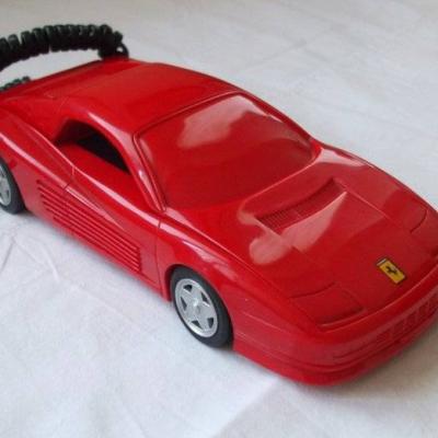 Ferrari Festnetztelefon Vintage 90er Jahre - thumb