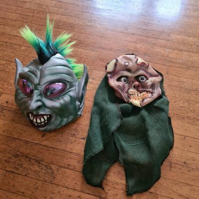 Widmann Maske Alien Punk, Maske für Halloween  Maske für Fasching - thumb