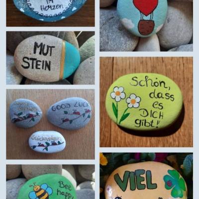 Jugendliche verkauft liebevoll gestaltete Steine(günstig!) - thumb