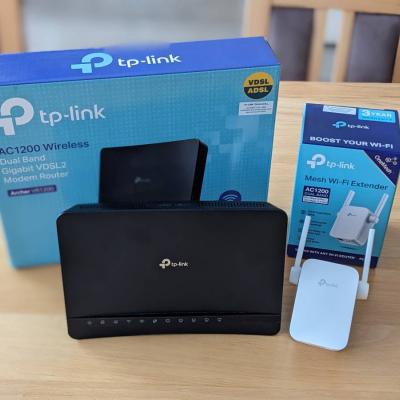 TP Link Archer VR1200 Router + Repeater - thumb