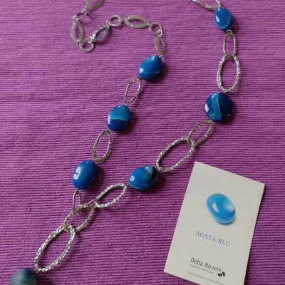 Halskette Agata Blu - thumb