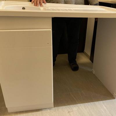 Waschtisch mit Platz für Waschmaschine (NEU) - thumb