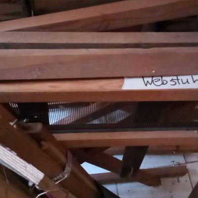 Webstuhl handgemacht aus Holz - thumb