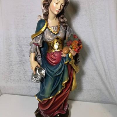 Heilige Elisabeth aus Holz - thumb