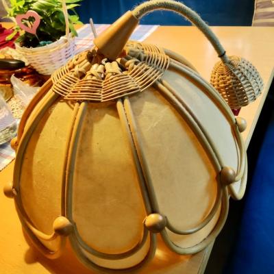 Lampenschirm Boho Style/ Rattan - thumb