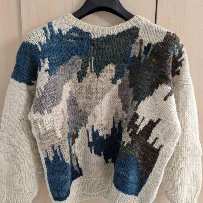 6 Handgestrickte Wollpulover aus Uruguay - thumb