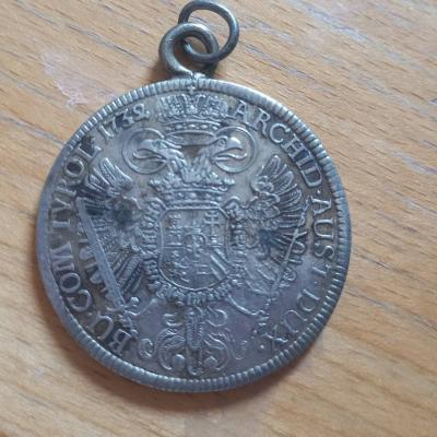 Antike Silbermünze 1732 - thumb