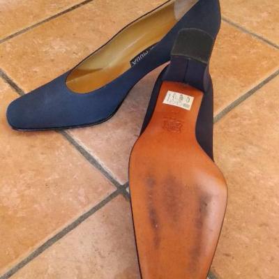 blaue Steckelschuhe - thumb
