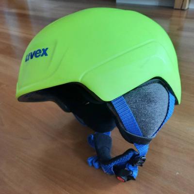 Skihelm UVEX 54-58 neongrün super Zustand. - thumb