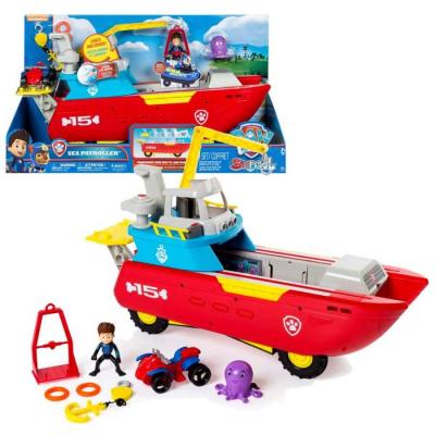 PAW Patrol Sea Patroller • Boot + Dino Rescue Tracker mit Figur - thumb