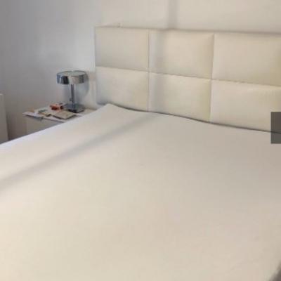 Boxspringbett 180x200 cm Weiss - thumb