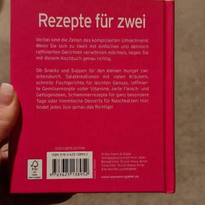 Verkaufe das Kochbuch "Rezepte für zwei" - thumb