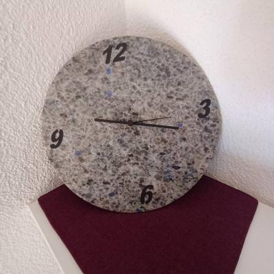 Neue Marmoruhr von Nikolaus Bagnara 30cm Dm - thumb