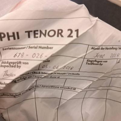 Gleitschirm PHI Tenor Größe 21 + Niviuk Koyot - thumb