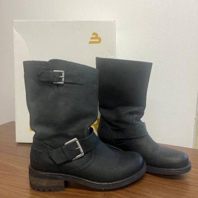 Bikerboots/Stiefel Echtleder Marke Bullboxer ungetragen Gr. 38 - thumb