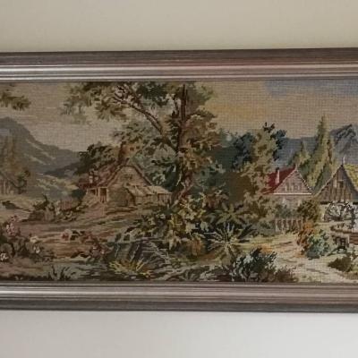 Handgesticktes Landschaftsbild - thumb