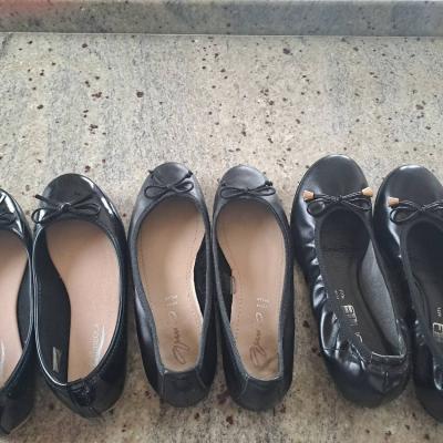 Ballerinas schwarz - thumb