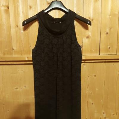 Secondhand: elegantes schwarzes Kleid mit Spitze - thumb