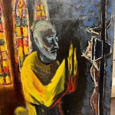 Ölbild ,,Oswald Kollreider,, - thumb