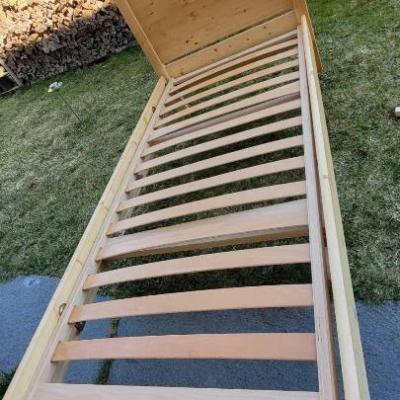 2 Einzelbetten in Massivholz Fichte 200×90 cm - thumb