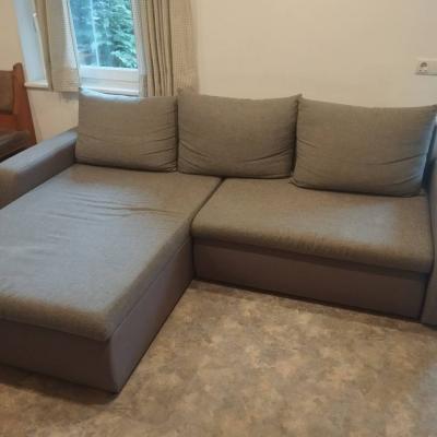 Ecksofa hellgrau - thumb