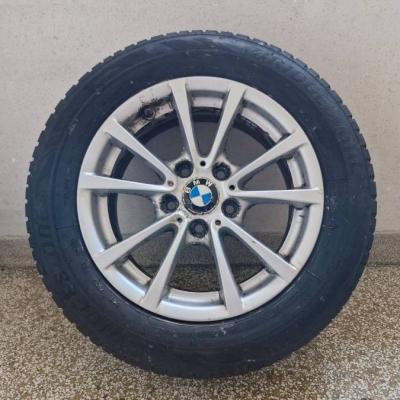 4 Alufelgen BMW 16" mit Winterreifen Bridgestone 205/60R16 92H - thumb