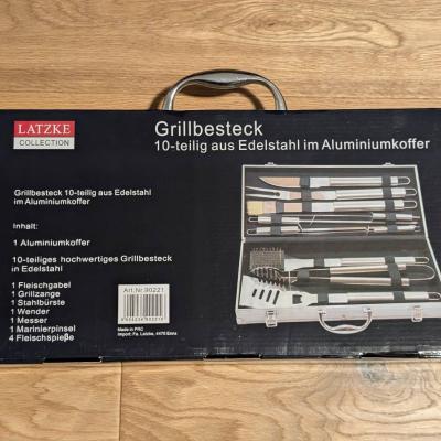 Latzke Grillbesteck aus Edelstahl - thumb