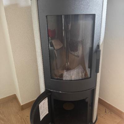 HeatLine Kaminofen Bergisel 5,5 kW, Grau - thumb