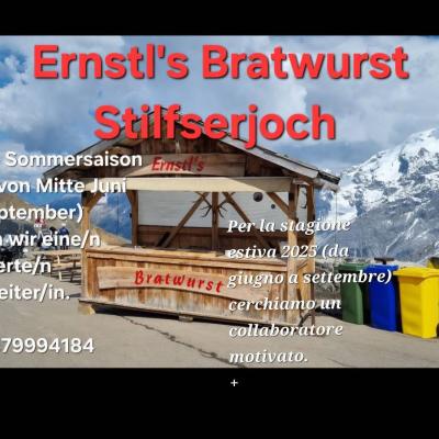 Ernstl's Bratwurst Stilfserjoch - Mitarbeiter/in gesucht - thumb