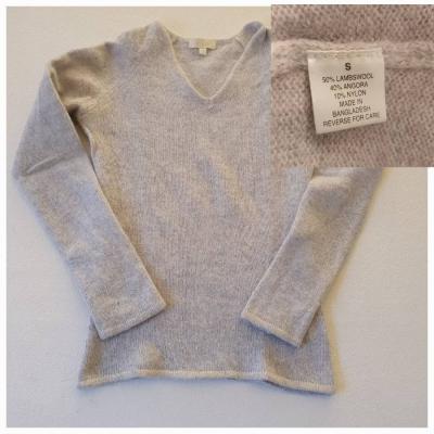 Kuscheliger dünner Wollpulli - thumb