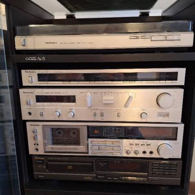 Komplette hi-fi anlage mit möbel ecc. - thumb