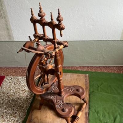 Spinnrad für Dekozwecke - thumb