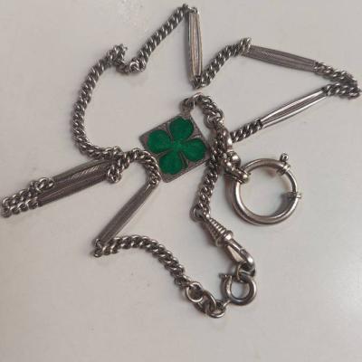 Schöne Alte Taschenuhr kette - thumb