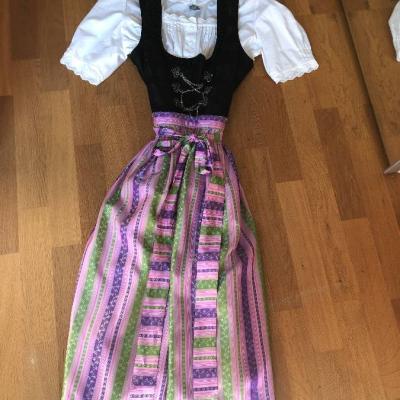 schönes DIRNDL, midi-länge, Größe 38 mit Bluse - thumb