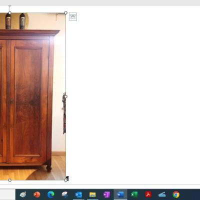 Antiker Kleiderschrank 180 x 124 x 58 cm - thumb
