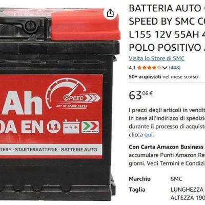 NEUE Autobatterie Standard 12V 55 Ah - thumb