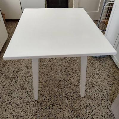 Küchentisch, weiß mit Schublade 103 X 80 cm - thumb
