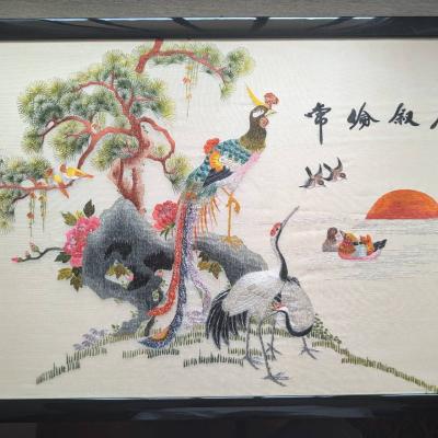 Gemälde, Chinesische Seidenstickerei - thumb