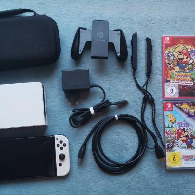 Nintendo Switch Oled mit Spiele - thumb