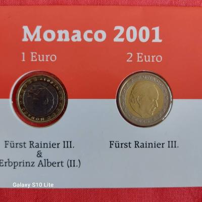 Münzen Monaco 2001 - thumb