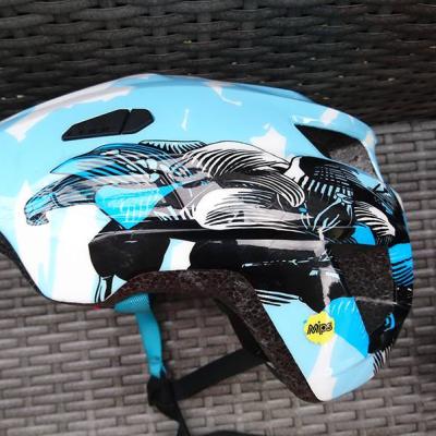 Cube Fahrrad Helm für Kinder mit Blinker - thumb