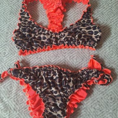 Leo-Print Bikini-Set, inklusive Strandhose | Marke Calzedonia - thumb
