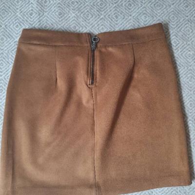 Minirock in Leder-Optik Modell in cognac | Marke Vero Moda - thumb
