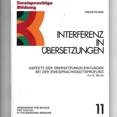 Interferenz in Übersetzungen - L'interferenza nella traduzione - thumb