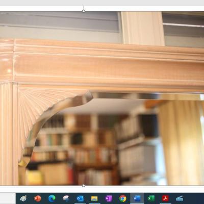 Spiegel mit Facettenschliff 92 x 110 cm - thumb