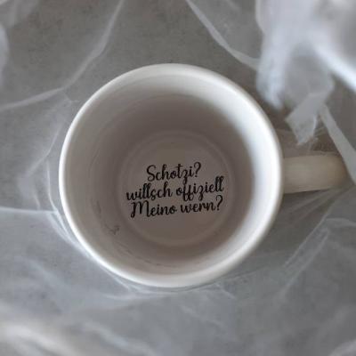 Weiße neue Tasse - thumb
